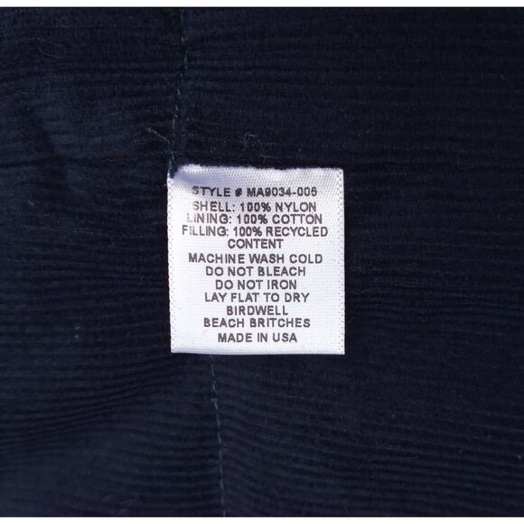 Birdwell Beach Britches Bandana Patchwork Puffer Vest Jacket Blue 2XL XXL - NWT - Picture 5 of 5